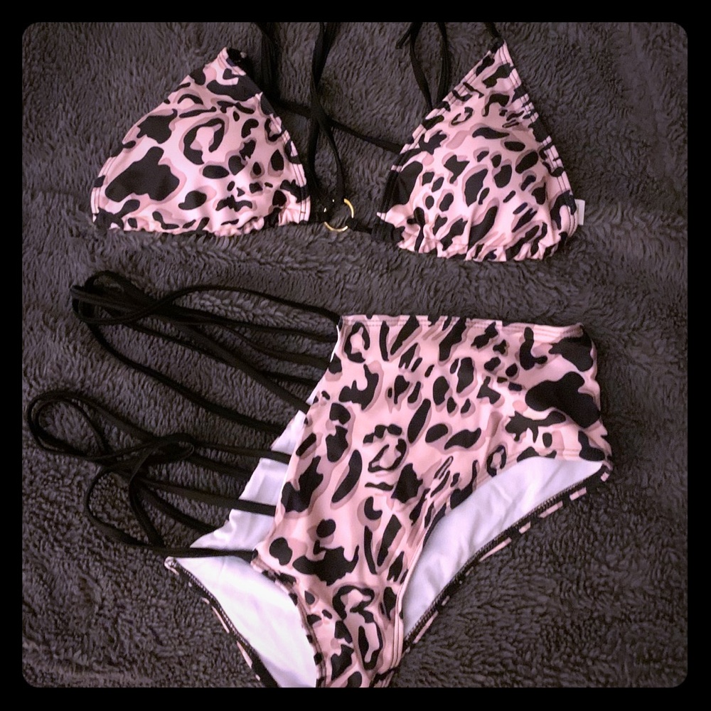Sexy Leopard 2 Piece Bikini